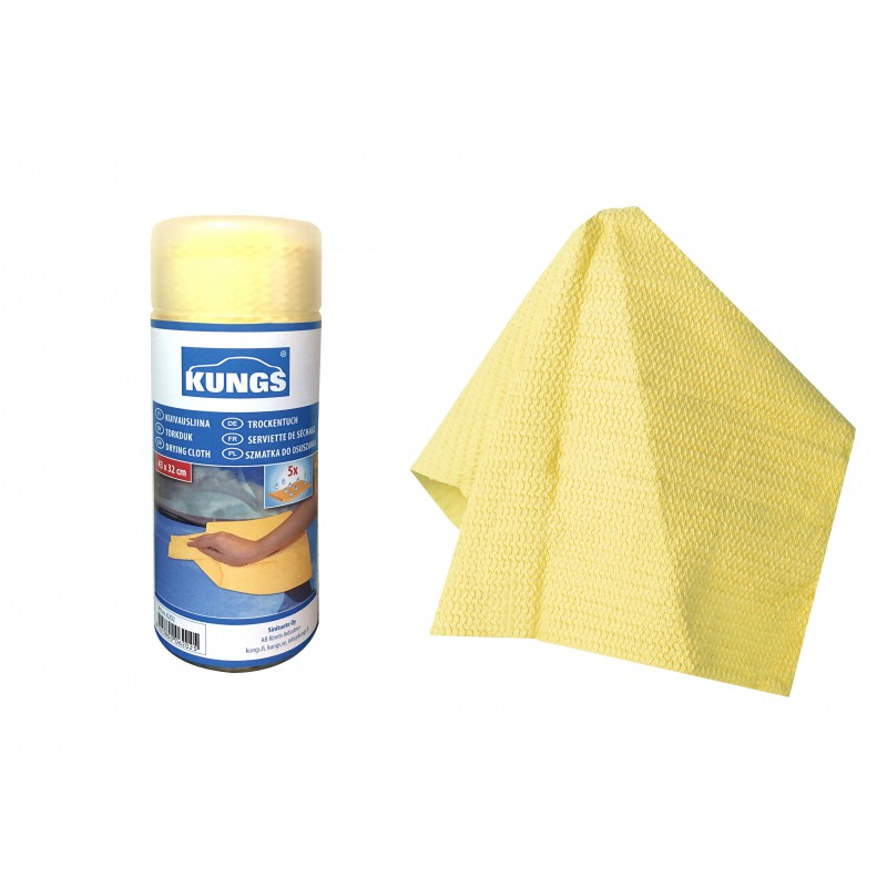 Ściereczka do szyb i karoserii w zamykanym pudełku KUNGS