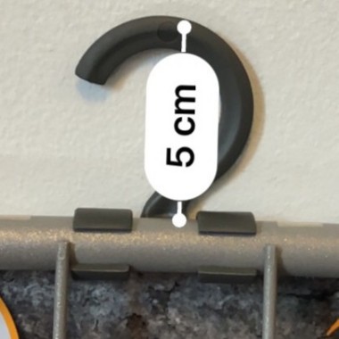 Mała suszarka na pranie Compact RORETS kolor Rose