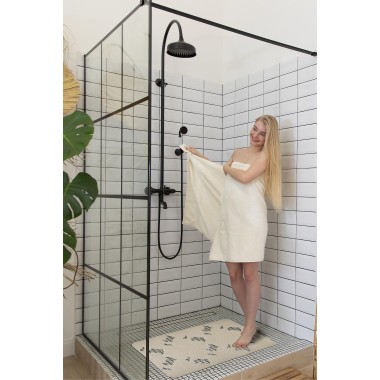 Mata antypoślizgowa z kauczuku pod prysznic do wanny łazienkowa 36x73 cm