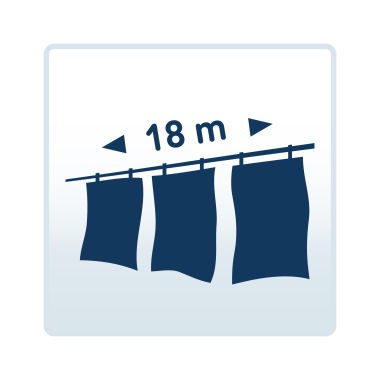 Suszarka na pranie do domu na balkon SUSSI RORETS czarna black