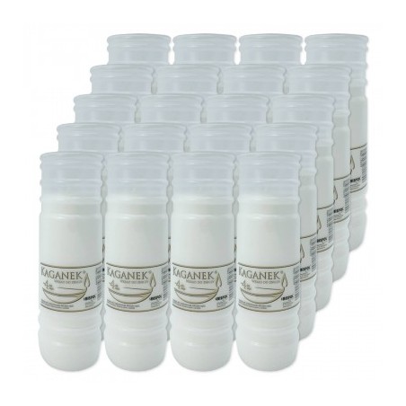 Wkłady do zniczy Bispol Kaganek 96h 4 dni 17,5cm 24 szt.