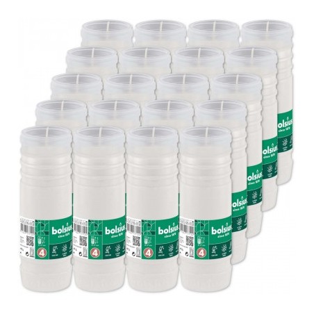 Wkłady do zniczy parafinowe Bolsius 4 dni 91h - 20szt