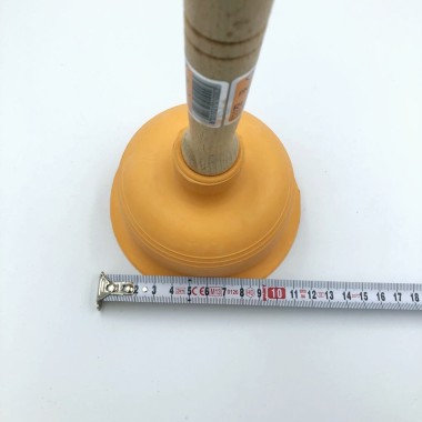 Profesjonalny przepychacz do rur, średnica 12cm, twarda guma