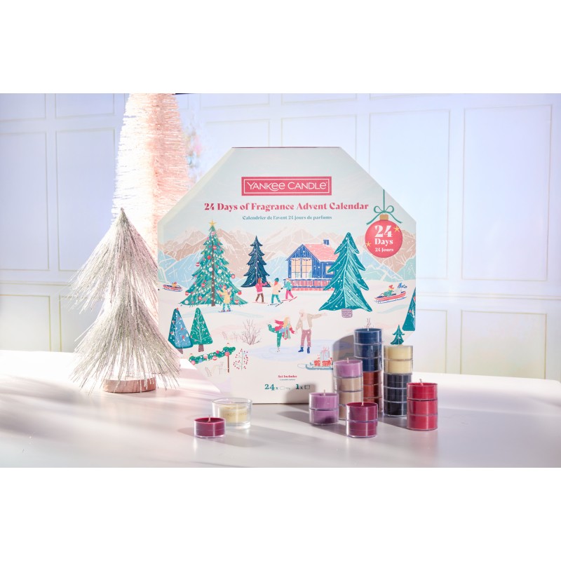 Świece zapachowe sojowe Yankee Candle 24 szt. Kalendarz adwentowy