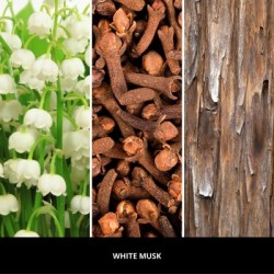 Zapach do samochodu MILLEFIORI Milano WHITE MUSK do kratki nawiewu