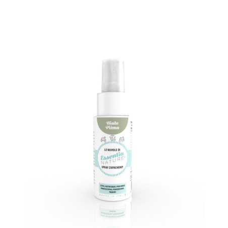 Odświeżacz w sprayu do tkanin i wnętrz o zapachu Białe Piżmo 50 ml ESSENTIA NATURE
