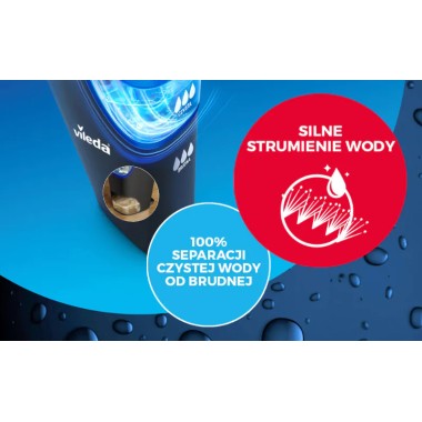 Mop płaski Vileda H2prO z wiadrem separacja czysta brudna woda 2 zbiorniki