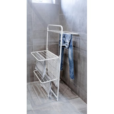 TRIO Suszarka na pranie bieliznę pionowa z pólkami RORETS