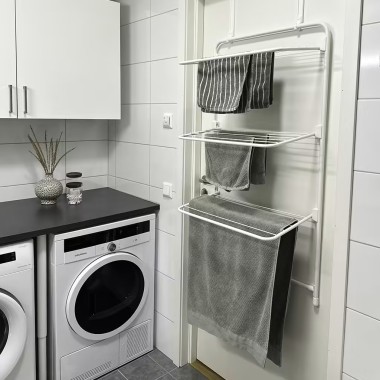 TRIO Suszarka na pranie bieliznę pionowa z pólkami RORETS