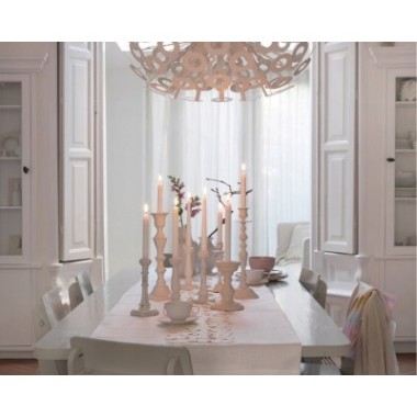 Świece stołowe Bolsius 8 szt. mroźna biel 5h