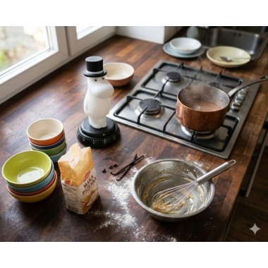 Minutnik kuchenny mechaniczny Tata Muminka Timer 60 min. Bengt Ek Design