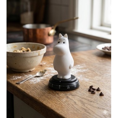 Minutnik kuchenny mechaniczny Muminek Timer 60 min. Bengt Ek Design