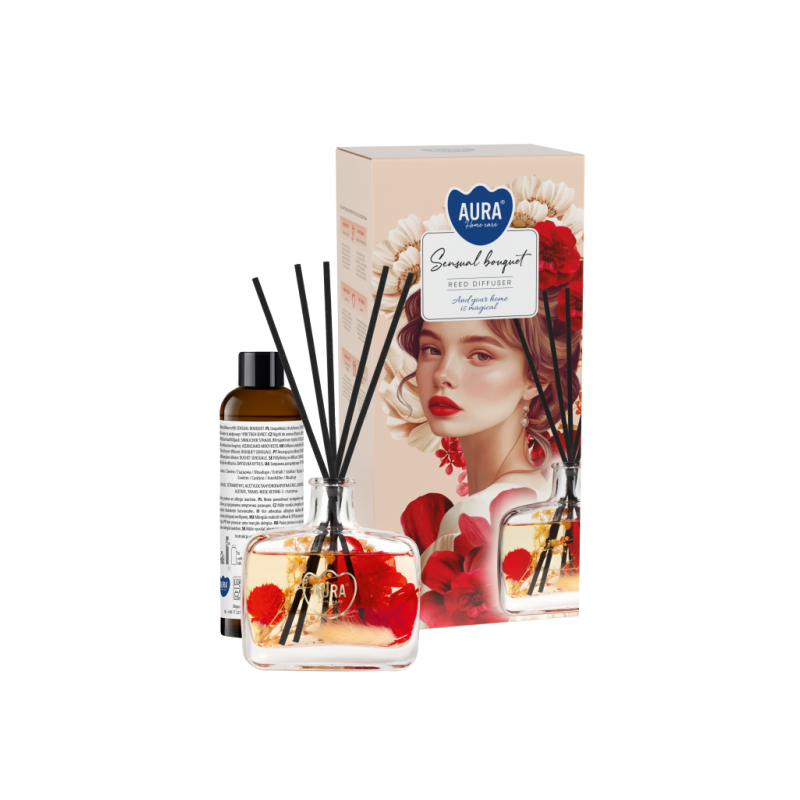 Dyfuzor zapachowy BISPOL Aura Zmysłowy Bukiet 180ml