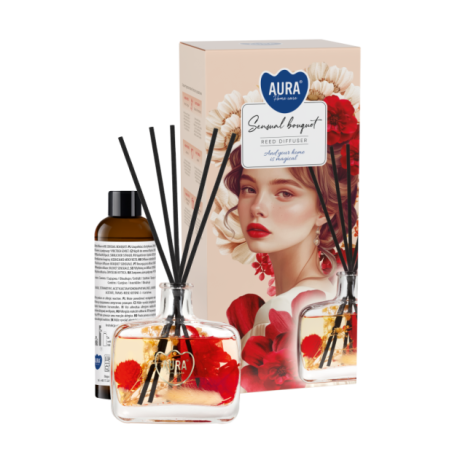 Dyfuzor zapachowy BISPOL Aura Zmysłowy Bukiet 180ml