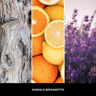 Zapach do samochodu MILLEFIORI Milano SANDALO BERGAMOTTO do kratki nawiewu