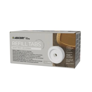 Wkład zapasowy do pochłaniacza wilgoci w tabletkach 4 x 500g