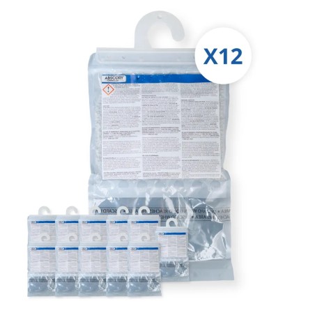 Pochłaniacz wilgoci z haczykiem do szafy 12x450g