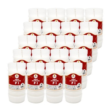 Wkłady do zniczy parafinowe Ulmar Oil P1 48h 2 dni 20 sztuk