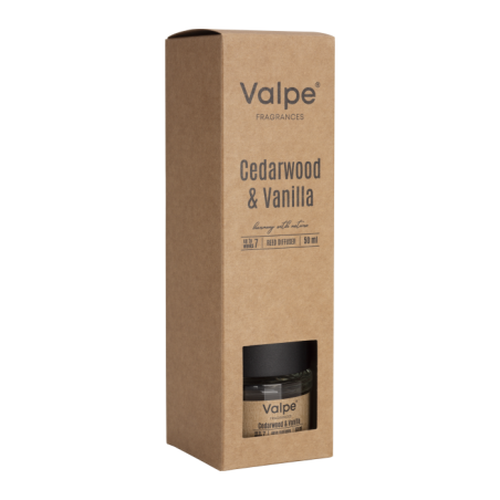 Dyfuzor zapachowy BISPOL Valpe Drzewo cedrowe i wanilia  50ml
