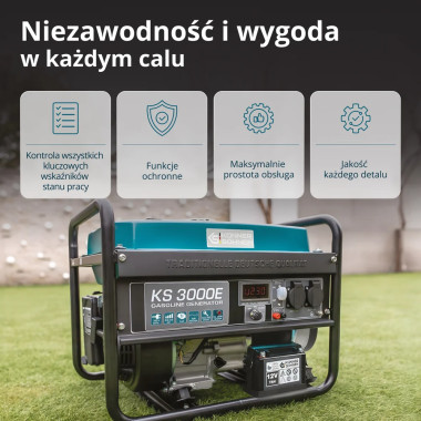 Agregat generator benzynowy KS 3000E 3kW