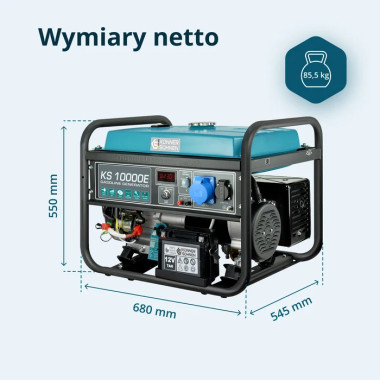 AGREGAT GENERATOR KS 10000E 8kW