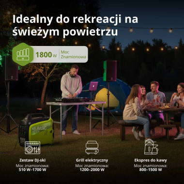 Agregat generator prądotwórczy inwerterowy KSB 22i S K&S Basic 1800 W / 2000 W