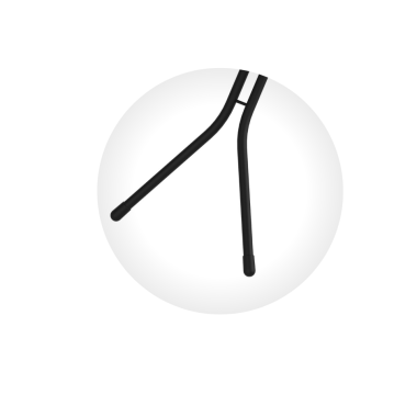 Duża deska do prasowania Exclusive black RORETS