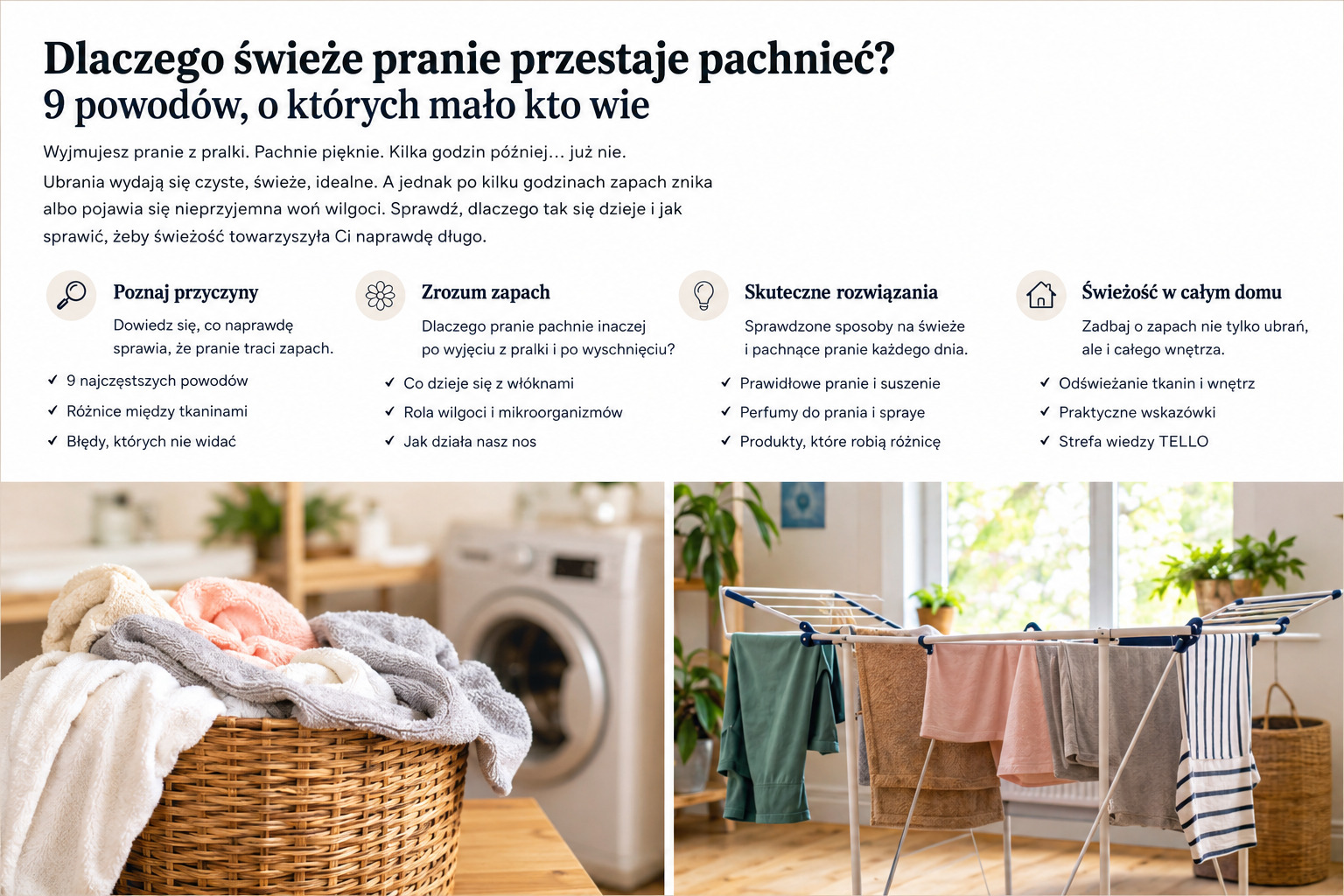 Dlaczego pranie nie pachnie